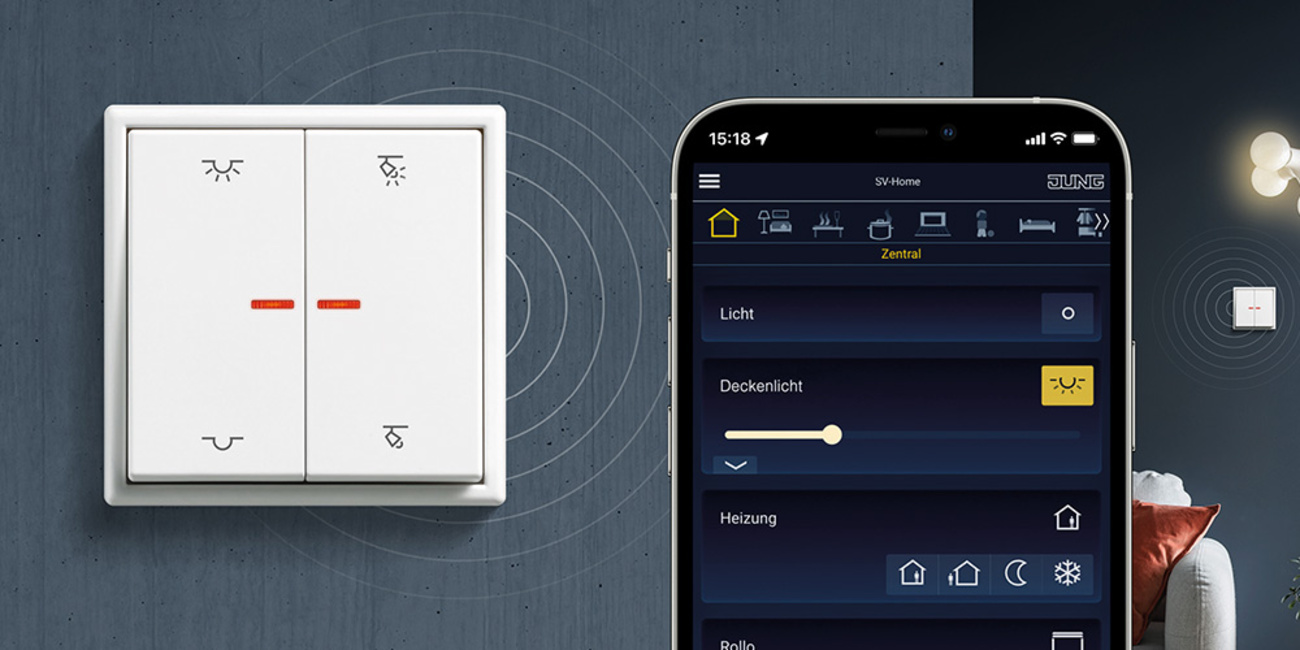 KNX RF Taster bei Neundorf Elektro in Niemegk OT Hohenwerbig